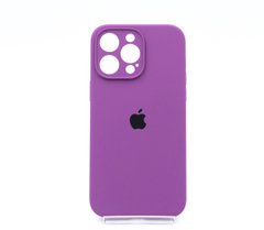 Силіконовий чохол Full Cover для iPhone 14 Pro Max purple Full Camera
