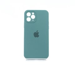 Силіконовий чохол Full Cover Square для iPhone 11 Pro pine green Full Camera