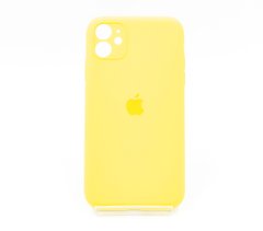 Силіконовий чохол Full Cover для iPhone 11 canary yellow Full Camera