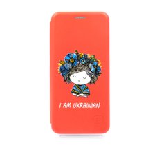 Чехол книжка Baseus MyPrint для Xiaomi Redmi Note 8T red (I am Ukrainian)