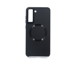TPU чохол Bonbon Metal Style with MagSafe для Samsung S21 FE black
