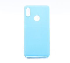 Силиконовый чехол Soft Feel для Xiaomi Redmi Note 5 Pro lite blue candy