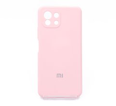 Силіконовий чохол Full Cover для Xiaomi Mi 11 Lite pink Full camera