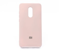 Силиконовый чехол Full Cover для Xiaomi Redmi Note 4X pink sand My color