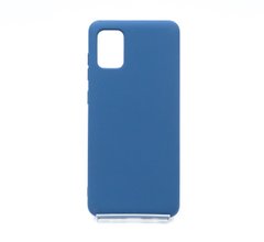 Силіконовий чохол Full Cover для Samsung A31 dark blue без logo №14