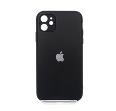 TPU+Glass чохол Matte Candy для Apple iPhone 11 Full camera black