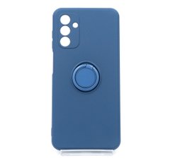 Чохол (TPU) Candy Ring для Samsung A04s dark blue Ffull Camera