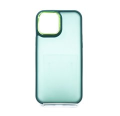 Силіконовий чохол Color Bumper для iPhone 13 Pro Max dark green
