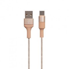 USB кабель Borofone BX21 Outstanding Micro 2.4A/1m gold