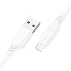 USB кабель Borofone BX81 micro 2.4A/1m white