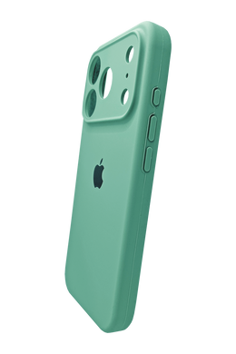 Силіконовий чохол Full Cover для iPhone 17 Pro spearmint (grass) Full Camera
