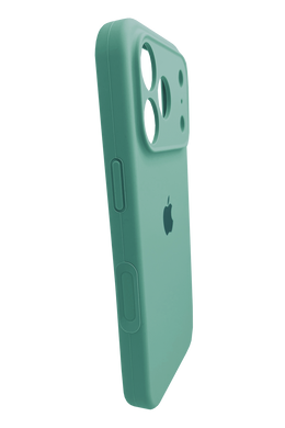 Силіконовий чохол Full Cover для iPhone 17 Pro spearmint (grass) Full Camera
