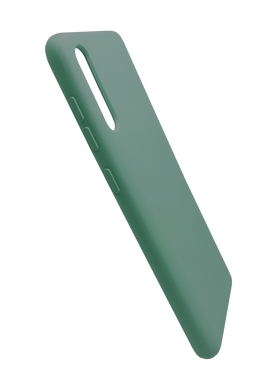 Силиконовый чехол Full Cover для Samsung A50/A50S/A30S dark green без logo №17