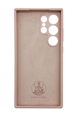 Силиконовый чехол Full Cover Lakshmi для Samsung S24 Ultra pink sand (AAA) Full Camera без logo