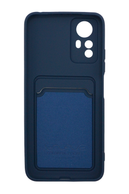 Силиконовый чехол WAVE Colorful Pocket для Xiaomi Redmi Note 12S ocean blue Full Camera