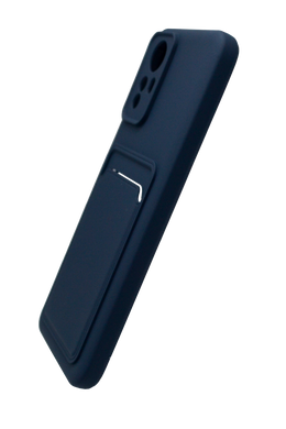 Силиконовый чехол WAVE Colorful Pocket для Xiaomi Redmi Note 12S ocean blue Full Camera