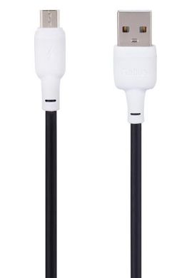 USB кабель Gelius Full Silicone GP-UCN001M Micro 1.2m (18W) black/white