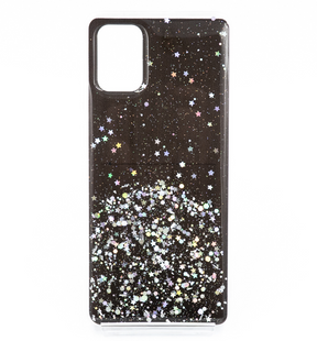 Силіконовий чохол WAVE Confetti для Samsung A71 (A715) (TPU) black