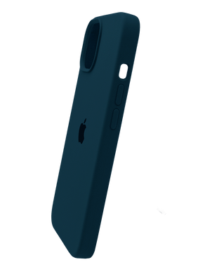 Силиконовый чехол Full Cover для iPhone 15 cosmos blue