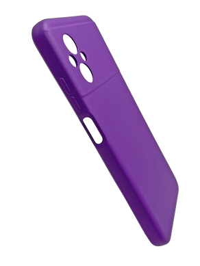 Силіконовий чохол Full Cover для Xiaomi Poco M5 purple Full Camera без logo