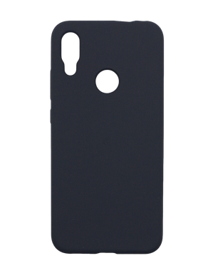 Силиконовый чехол Full Cover для Xiaomi Redmi Note 7/Note 7 Pro/Note 7s dark gray (AAA) без logo