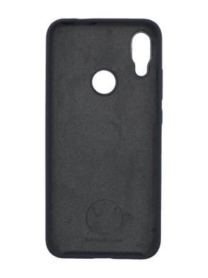 Силиконовый чехол Full Cover для Xiaomi Redmi Note 7/Note 7 Pro/Note 7s dark gray (AAA) без logo