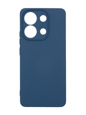 Силиконовый чехол Full Soft для Xiaomi Redmi Note 13 4G dark blue Full Camera