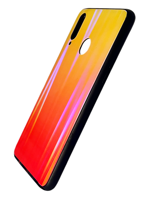 Накладка Carbon Gradient Hologram для Samsung A20S/2019 sunset red
