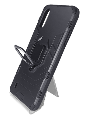 Накладка Protective для Samsung A01 з кільцем black