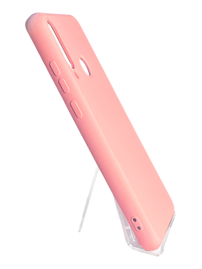 Силіконовий чохол Full Soft для Huawei P40 Lite E pink