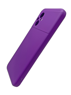 Силіконовий чохол Full Cover для Xiaomi Poco M5 purple Full Camera без logo