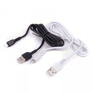 USB кабель Hoco X13 micro 1 m white