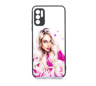 TPU+PC чохол Prisma Ladies для Xiaomi Redmi Note 10 5G/Poco M3 Pro pink Full Camera