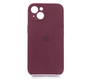 Силіконовий чохол Full Cover для iPhone 13 plum Full Camera