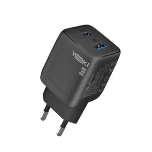 СЗУ Yoki YK-GaN35PACB PowerGan Type-C+USB PD+QC 35W black