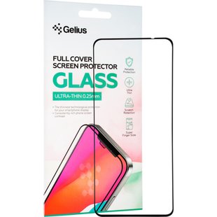 Захисне скло Gelius Full cover Ultra Thin для Xiaomi Redmi Note 10/10s black 0.25mm