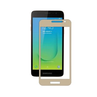 Защитное 2.5D стекло Glass для Samsung J260 (Core) Gold 0.3mm