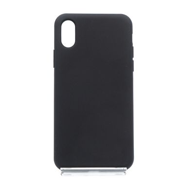 Силіконовий чохол Full Cover для iPhone X/XS black без logo