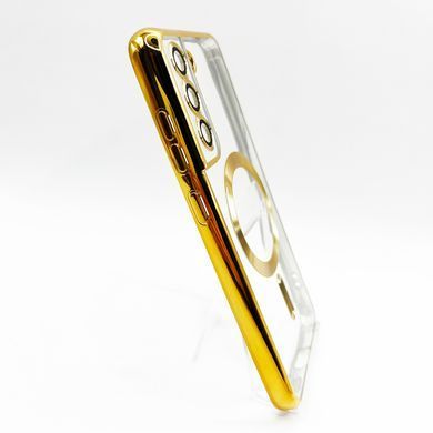 Чохол WAVE Metal Color with MagSafe для Samsung S21 FE gold Full Camera