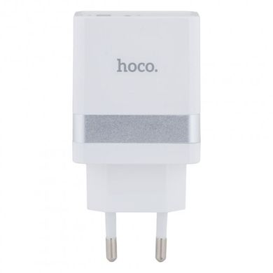 Мережевий зарядний пристрій Hoco N21 Topspeed PD30W+QC3.0 USB/Type-C/3A white