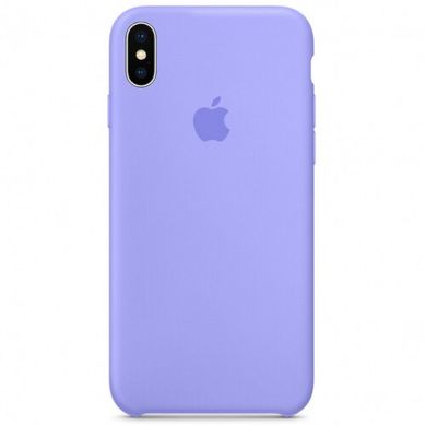 Силіконовий чохол Full Cover для iPhone X/XS lavender