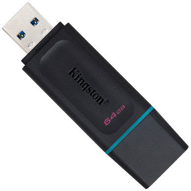USB флеш накопитель Kingston DT Exodia 64GB USB3.2 black+Teal