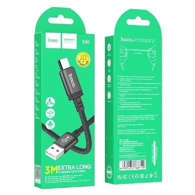 USB кабель Hoco X91 Micro 2.4A/3m black