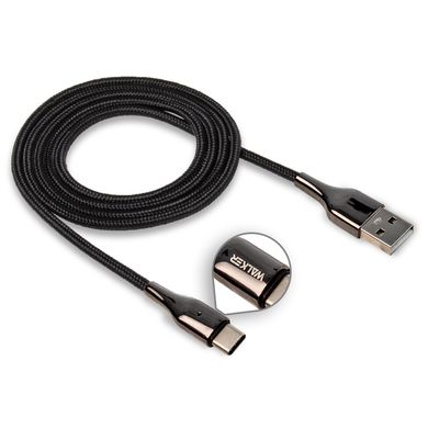 USB кабель Walker C930 Intelligent Type-C black