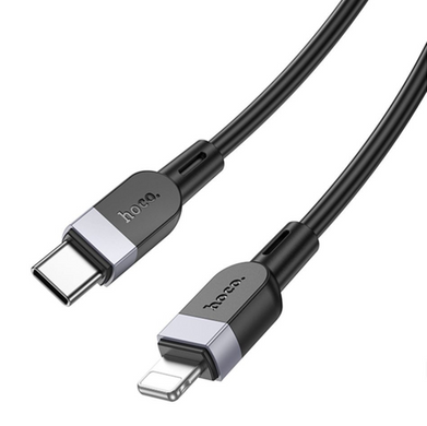 Кабель Hoco X109 Silicone Type-C to Lightning PD27W 2m black