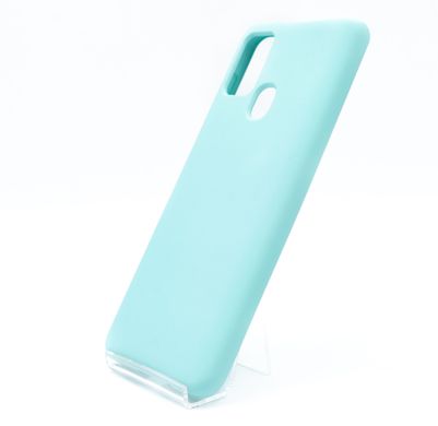 Силіконовий чохол Full Cover для Samsung A21s azure без logo