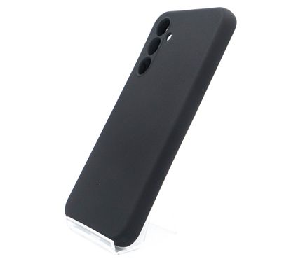 Силіконовий чохол SMTT для Samsung A54 black Full Camera з мікрофіброю