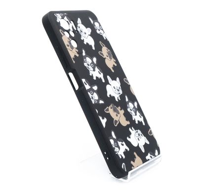 Силіконовий чохол WAVE Fancy для Xiaomi Redmi Note 10/Note 10S pug/black (TPU)