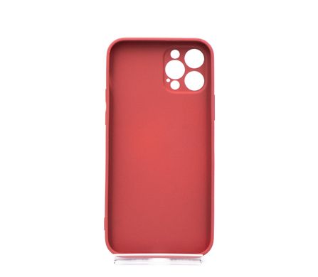 Чохол Glass Designo для iPhone 12 Pro red Full Camera