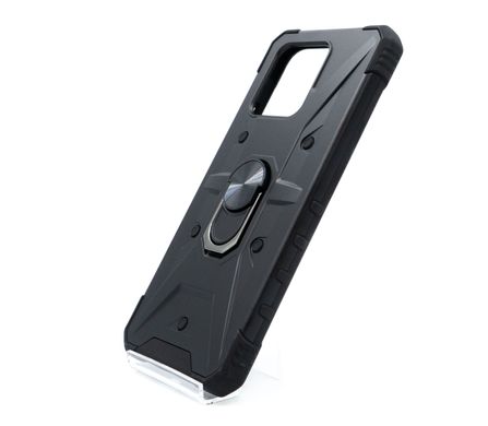 Чохол Pathfinder Ring для Xiaomi Redmi 10C/Poco C40 black протиударний